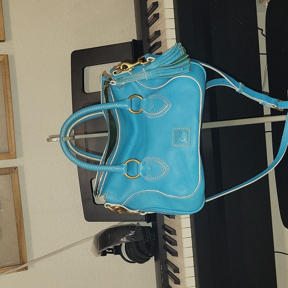 Dooney & Bourke Blue Mini Florentine Satchel